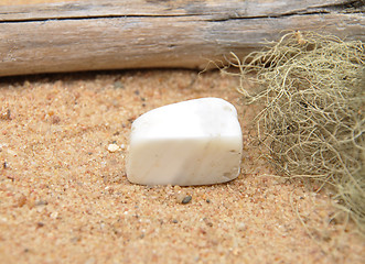 Image showing Magnesite on beach