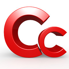 Image showing Upper and lower case C together