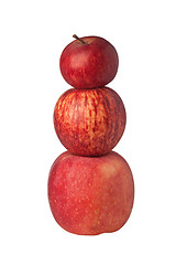 Image showing Stack of apples