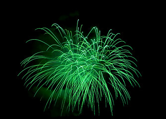 Image showing Fireworks Lighting up the Sky