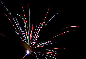 Image showing Fireworks Lighting up the Sky