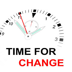 Image showing TIME FOR CHANGE