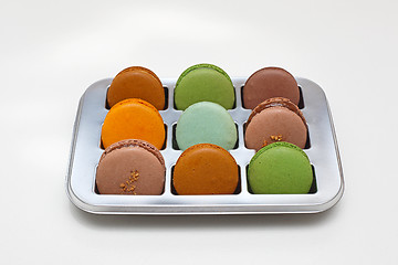 Image showing Box of Macarons