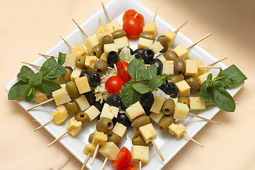 Image showing Cheese Skewers