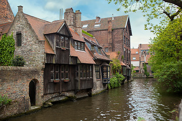 Image showing View of Bruges, Belgium