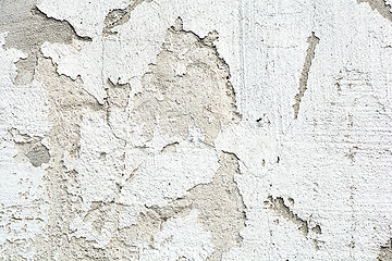 Image showing Vintage or grungy white background of natural cement or stone old texture as a retro pattern wall.  It is a concept, conceptual or metaphor wall banner, grunge, material, aged, rust or construction.