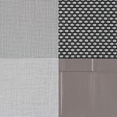 Image showing Set of grey vinyl samples