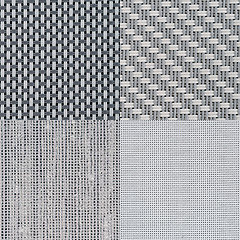 Image showing Set of grey vinyl samples