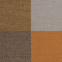 Image showing Set of brown vinyl samples