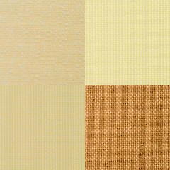 Image showing Set of brown vinyl samples