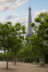 Image showing Eiffel tower in Paris, France