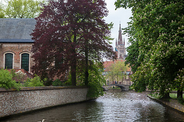 Image showing View of Bruges, Belgium