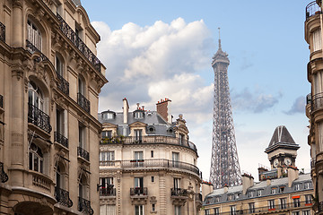 Image showing Eiffel tower in Paris, France