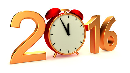 Image showing New year 2016