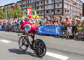 Image showing The Cyclist Geoffrey Soupe - Tour de France 2015