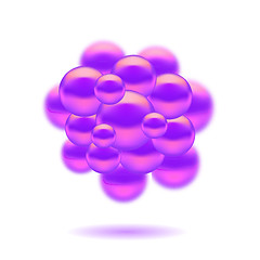 Image showing  Molecules Spheres 