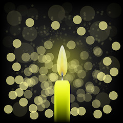 Image showing Single Candle