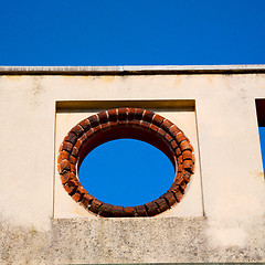 Image showing abstract old column in the  country  of europe italy and marble 