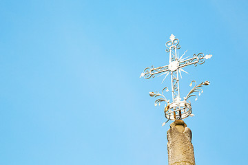 Image showing abstract cross in italy   the sky 