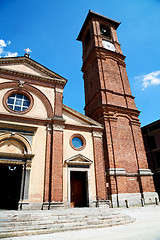 Image showing  exterior old architecture in italy europe milan  