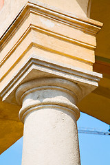 Image showing abstract old column in the  country    and marble  