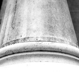 Image showing abstract old column in the  country  of europe italy and marble 