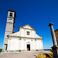 Image showing monument old architecture in italy europe milan religion       a