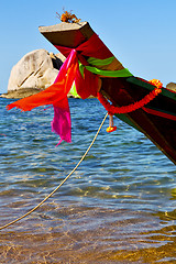 Image showing prow asia   the  kho tao    thailand  and south china sea 