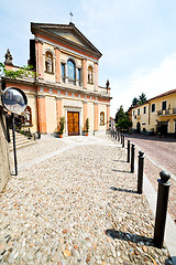 Image showing monument old architecture in    and sunlight