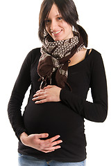 Image showing young pregnant woman