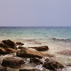 Image showing rocks of island