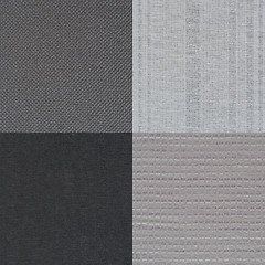 Image showing Set of grey vinyl samples