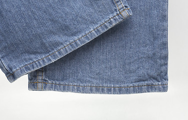 Image showing modern designer blue jeans