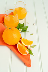 Image showing Freshly squeezed orange juice 