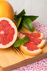 Image showing Ripe grapefruit