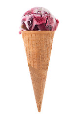 Image showing Ice cream cone