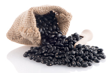 Image showing Black beans bag