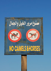 Image showing Egyptian Sign