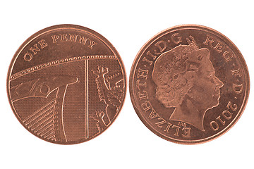 Image showing One penny coin