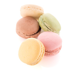 Image showing Colorful French Macarons