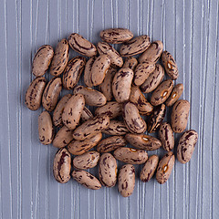 Image showing Circle of pinto beans