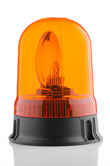 Image showing Orange rotating beacon 