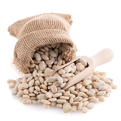 Image showing White beans bag