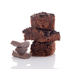 Image showing Chocolate brownies