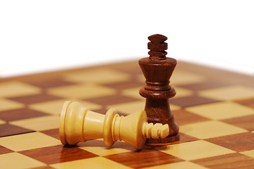 Image showing Chess victory