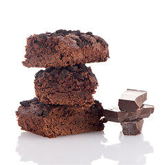 Image showing Chocolate brownies