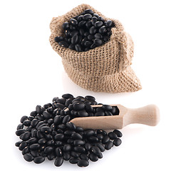 Image showing Black beans bag