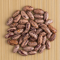 Image showing Circle of pinto beans