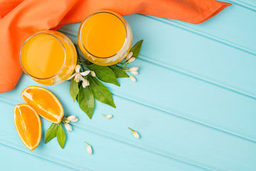 Image showing Freshly squeezed orange juice 