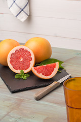 Image showing Ripe grapefruit